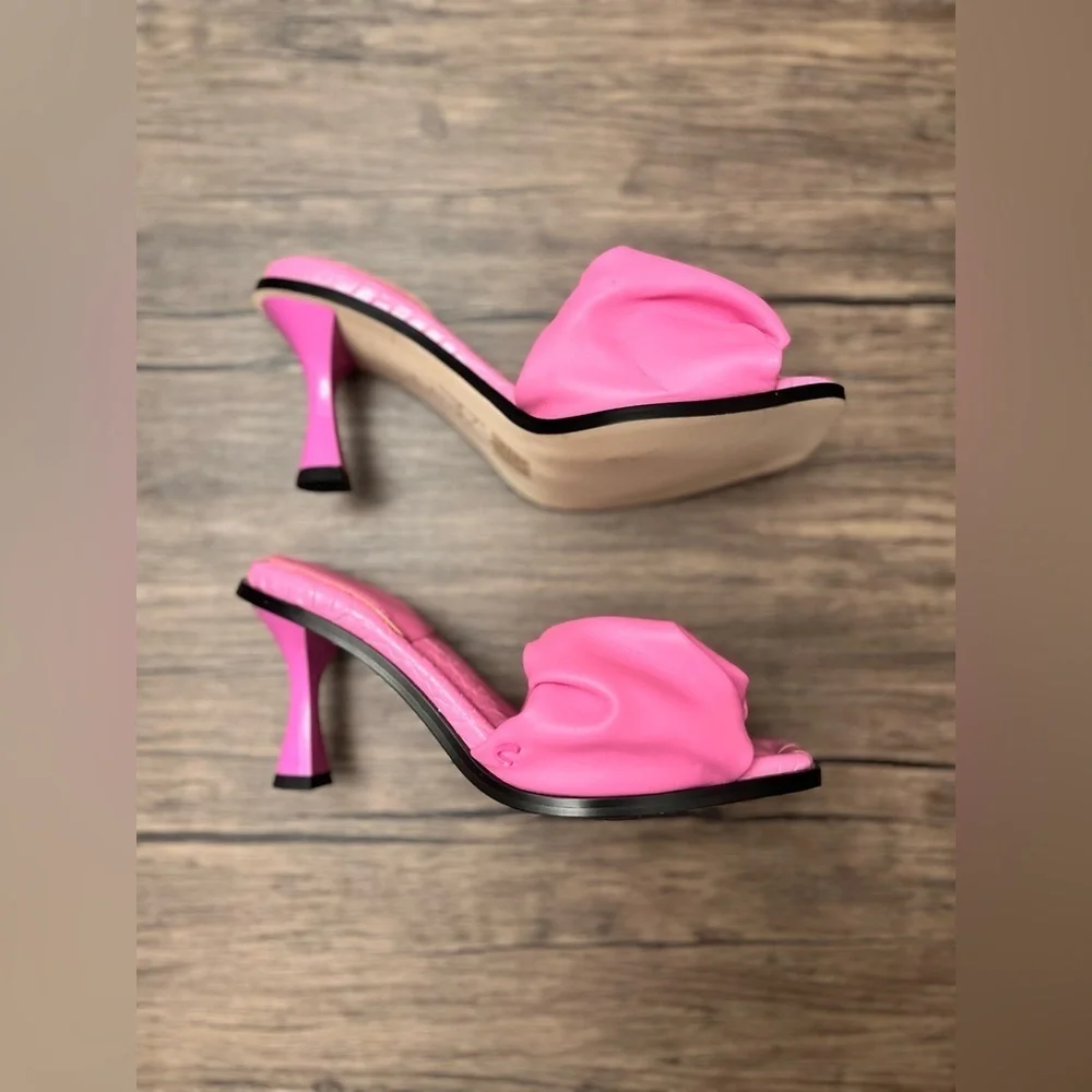 Circus NY by Sam Edelman Slade Ruffle Sandal in Pink Crush NWOT